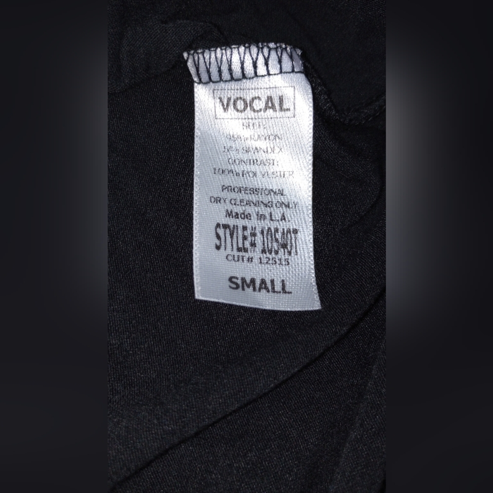 NWT Vocal Black Tank Top with Gem Motorcycle Graphic, Size S - Picture 5 of 5